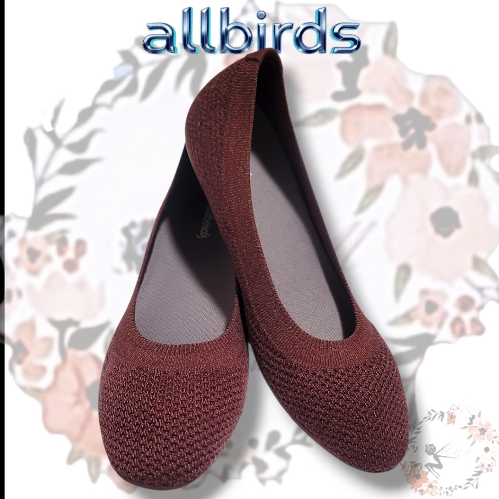 Allbirds Women's Berry Tree Breezer Ballet Flats Size 10 NWOB - Picture 2 of 7
